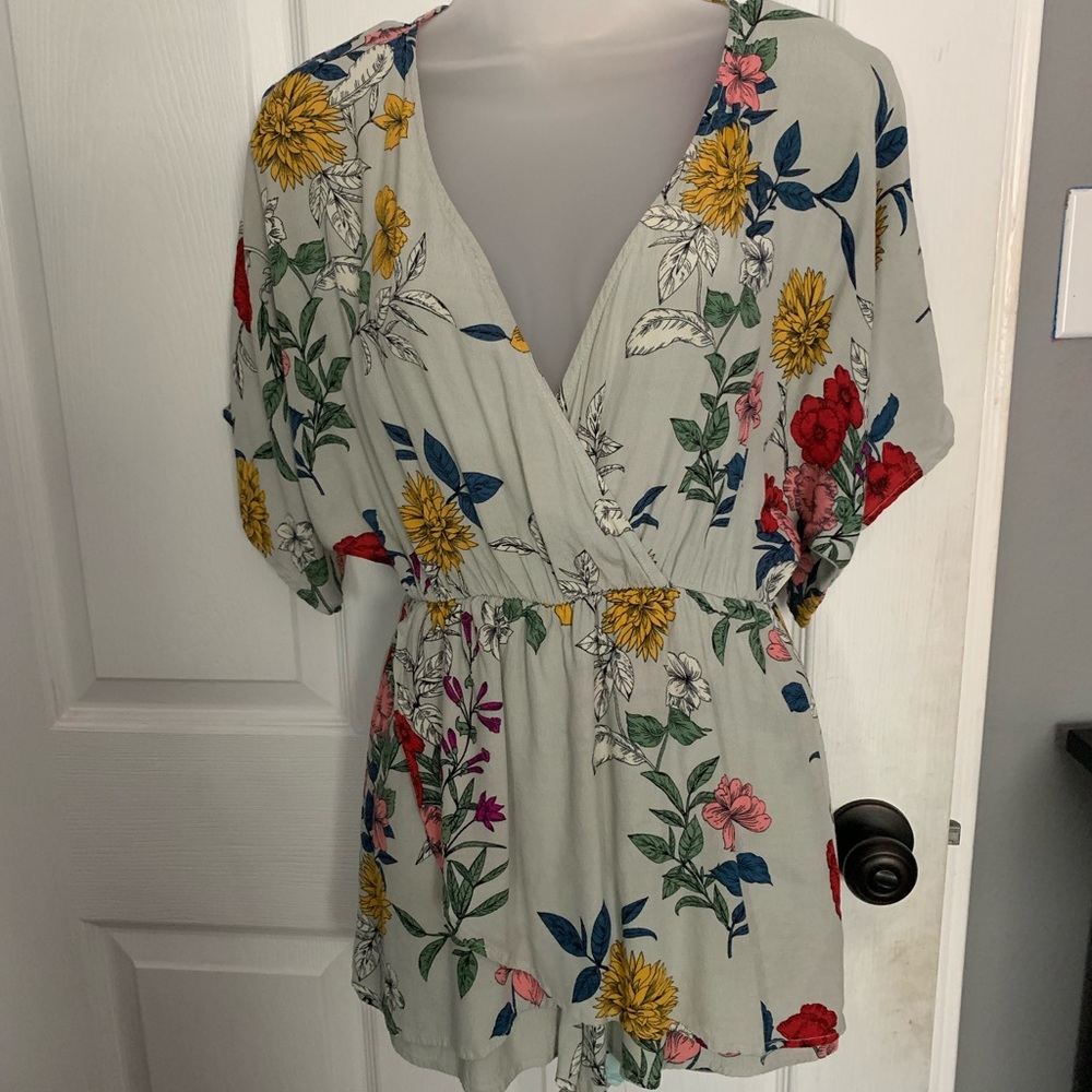 Floral romper worn once!